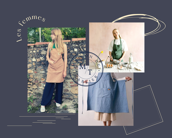 Tablier de cuisine femme