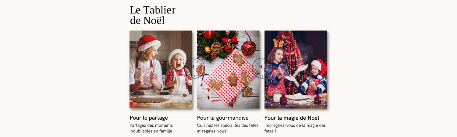 Tablier de Noël