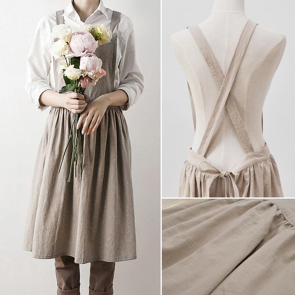 Tablier Japonais Beige Femme