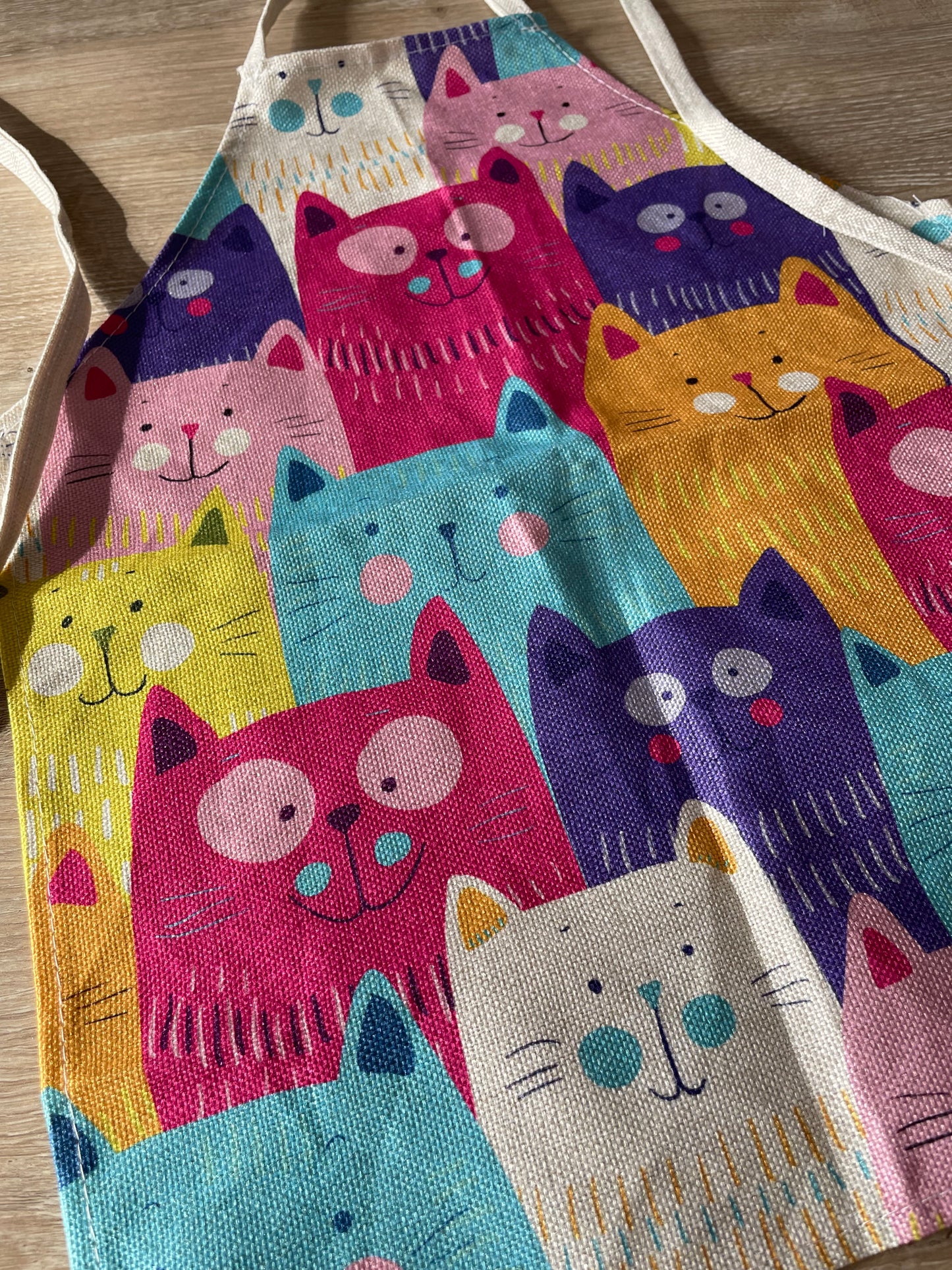 tablier chat enfant