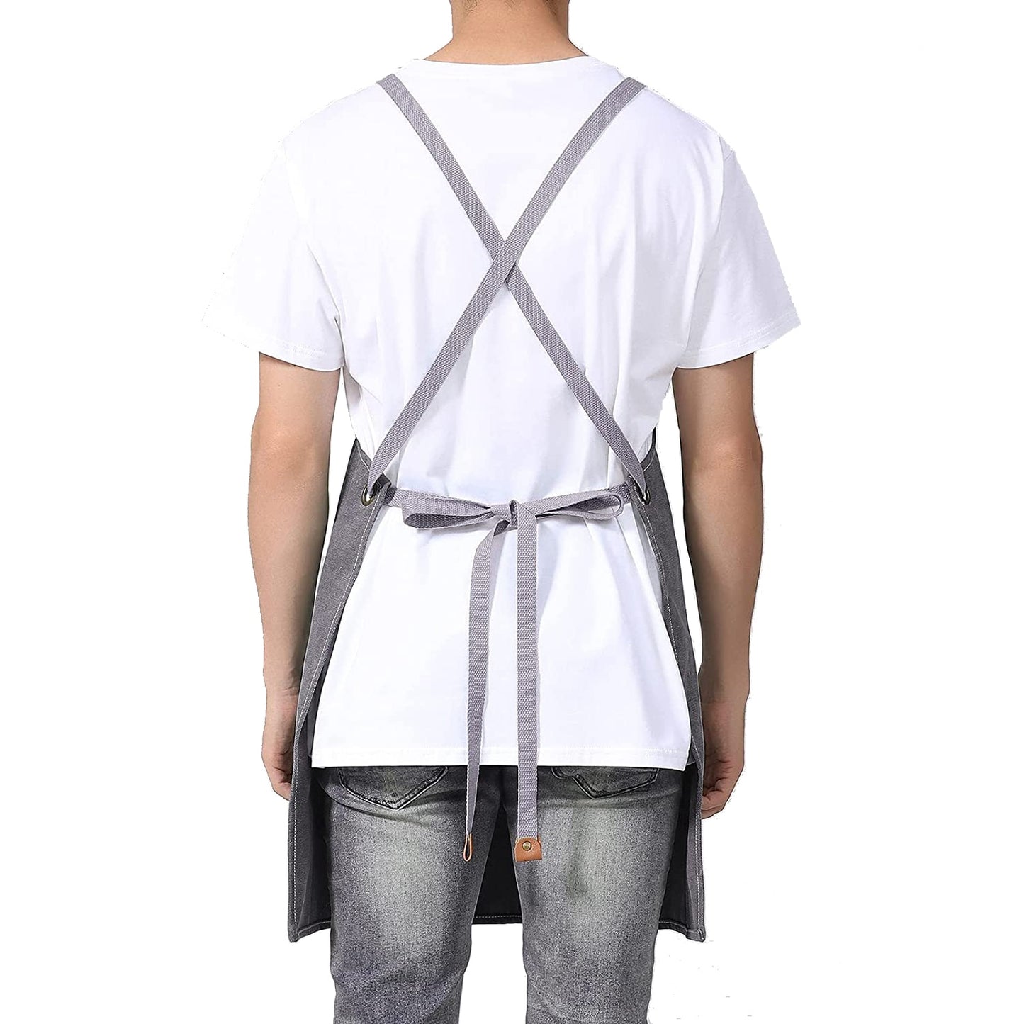 Sangles croisées tablier de cuisine homme chef