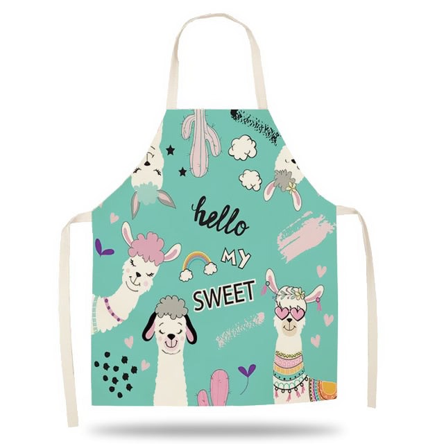 Tablier Cuisine Enfants Lama Mignon