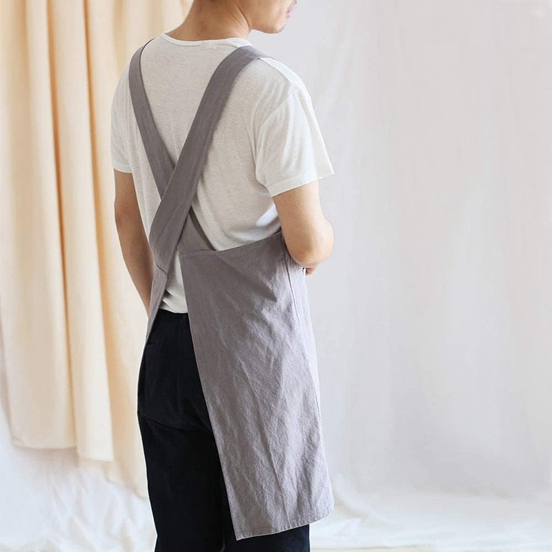 Tablier Japonais Gris Clair