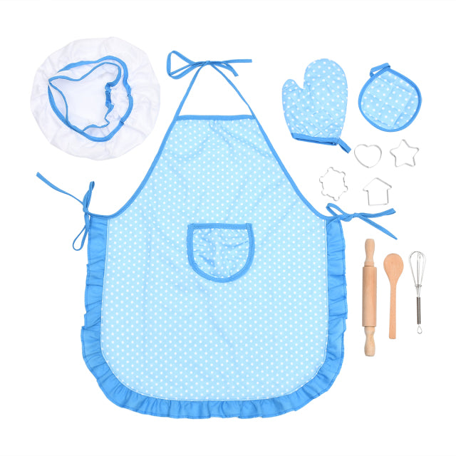 Set de cuisine enfant bleu