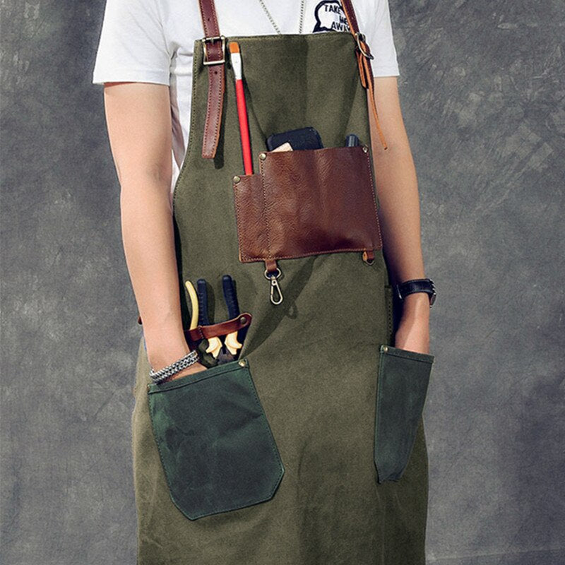 Tablier Cuir et Jean