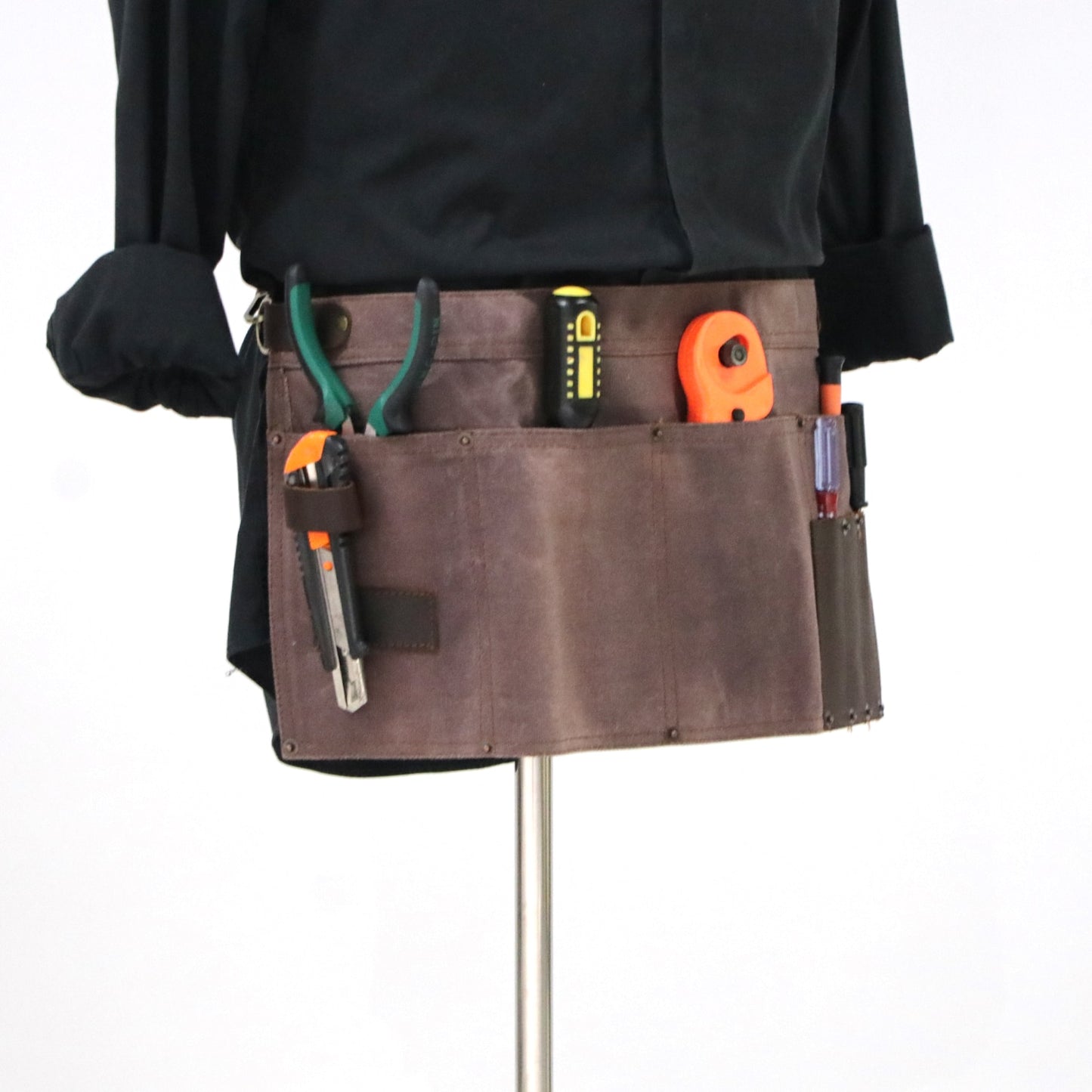 Tablier Denim Cuir