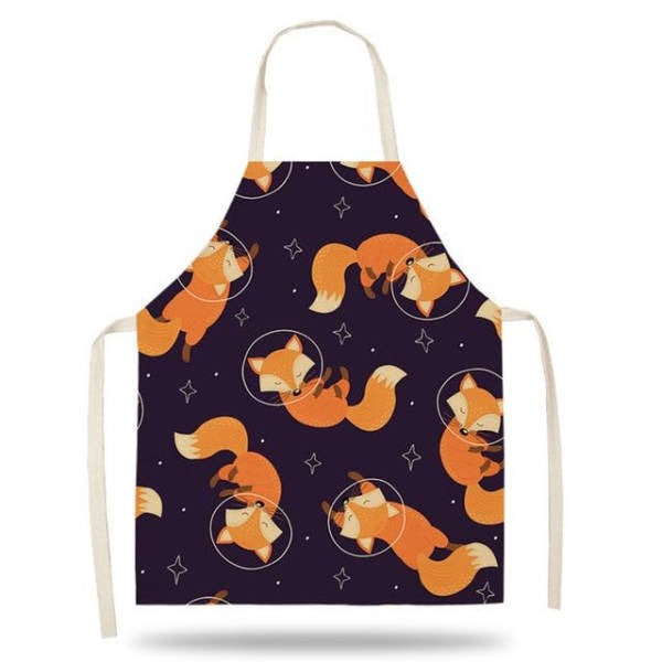 Tablier de Cuisine Enfants Renard Cosmique | Maison-du-Tablier