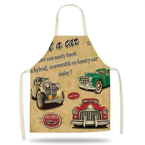 Tablier de Cuisine Homme Voiture Ancienne | Maison-du-Tablier