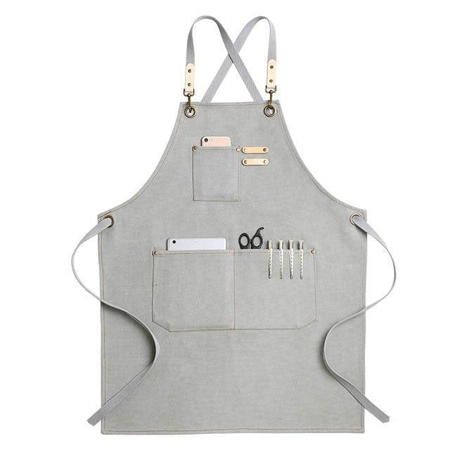 Tablier Cuisine Gris