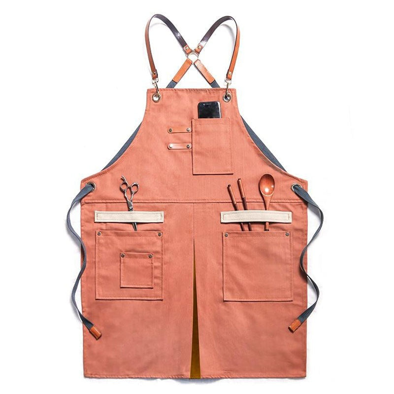 Tablier Pizzaiolo rose