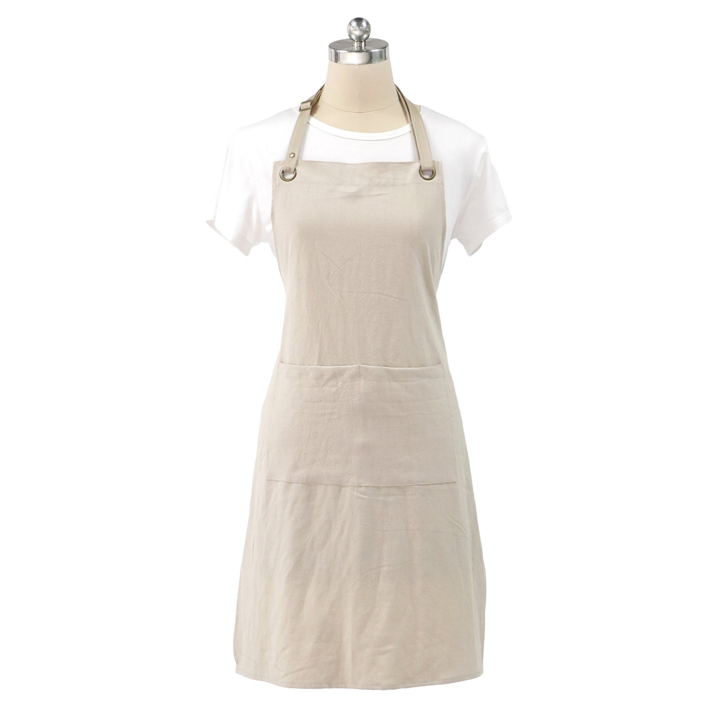 Tablier de Cuisine Ajustable Beige