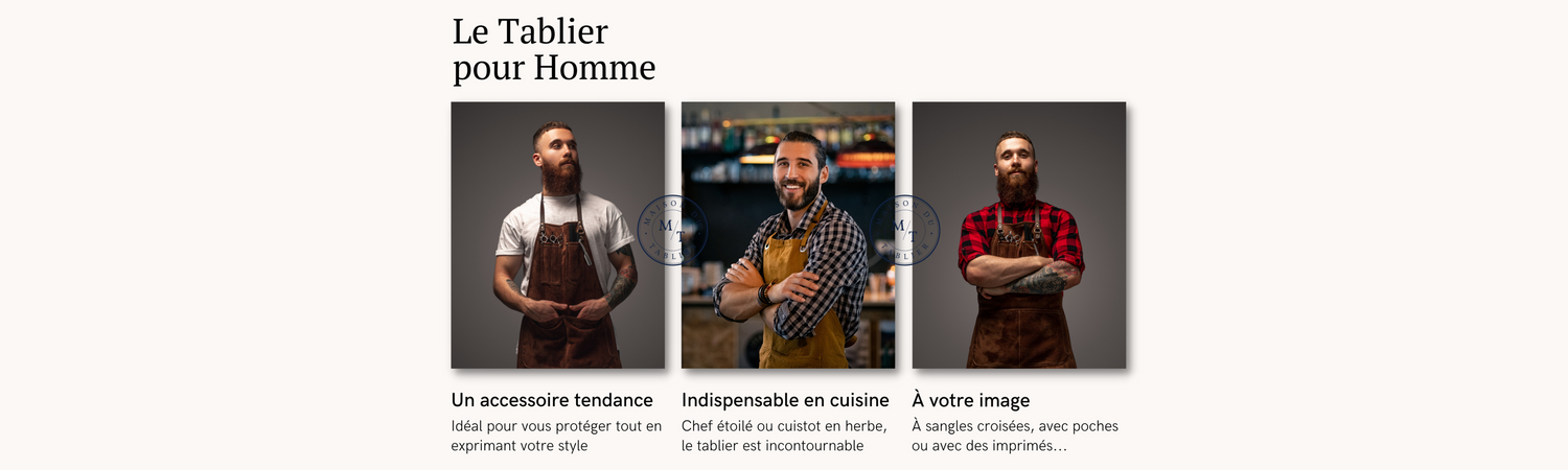 Tablier de Cuisine Homme