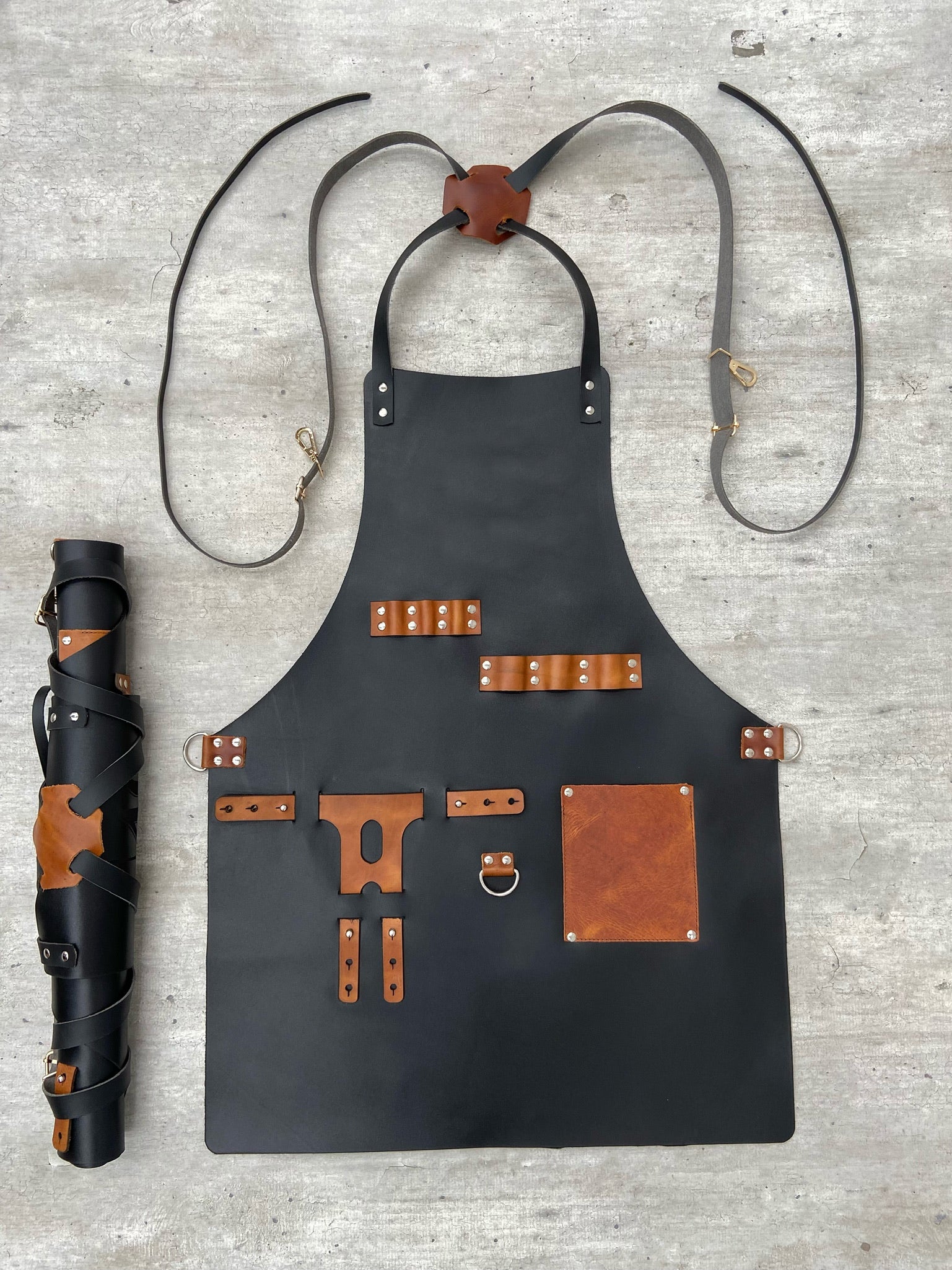 Tablier Barbecue en Cuir - Tout pour la cuisine Tablier Barbecue en Cuir - Tout pour la cuisine