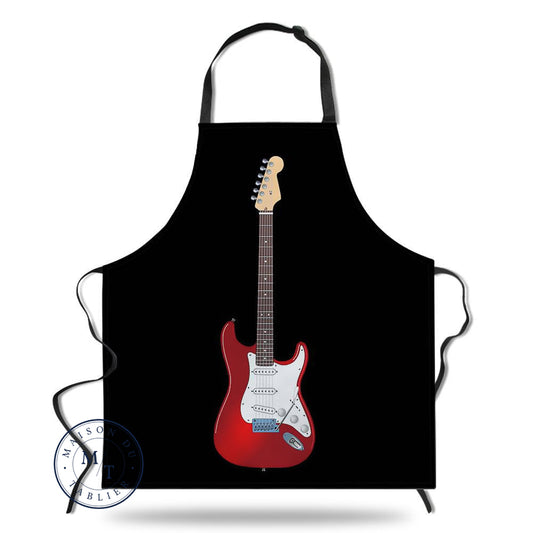 Tablier de cuisine guitare