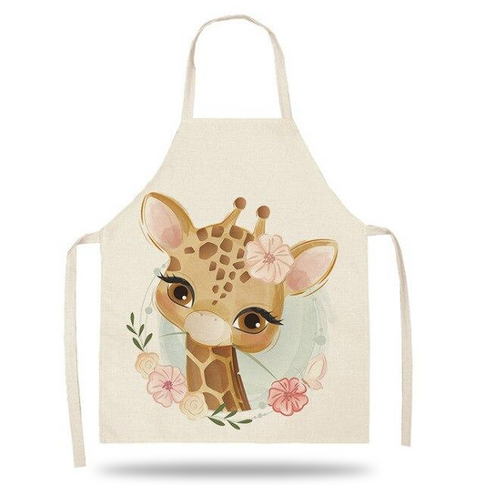 Tablier de Cuisine Enfants Girafe