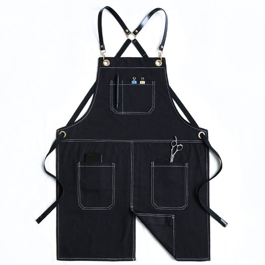 Tablier de Barbier noir