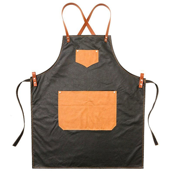 Demi Tablier De Cuisine Imperméable Unisexe Avec Poches - Protection Idéale Contre Taches Et Éclaboussures