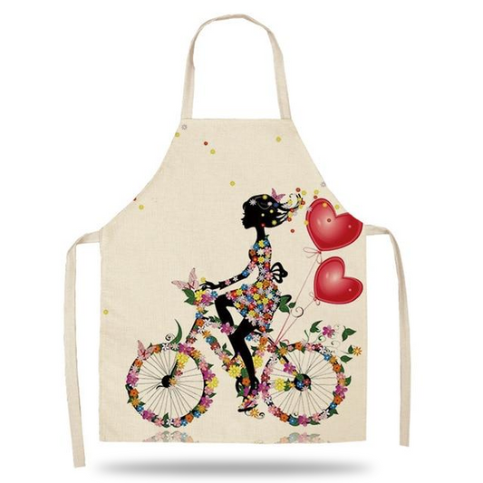 Tablier de Cuisine Femme Vélo | Maison-du-Tablier
