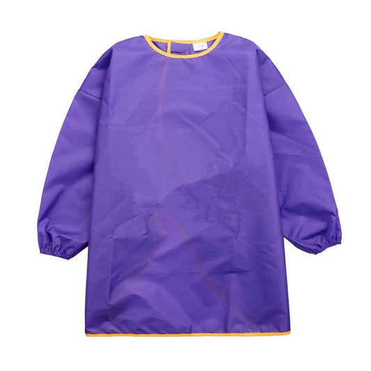 tablier de peinture violet
