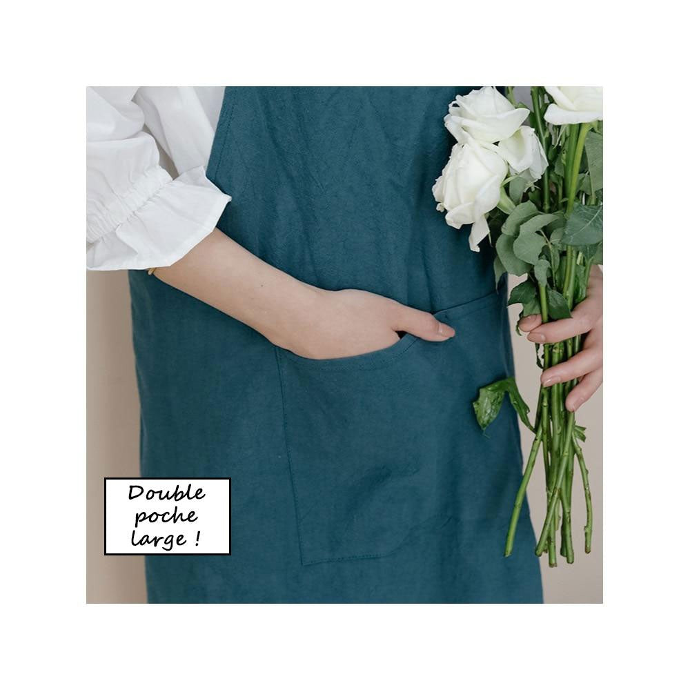 Tablier De Cuisine De Style Japonais Avec Poches Croisées Dans Le Dos Tablier De Cuisine De Style Japonais Avec Poches Croisées Dans Le Dos