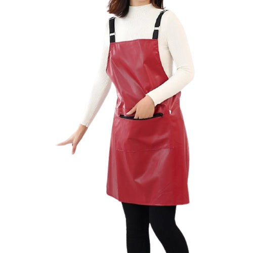 Tablier de Cuisine Imperméable Rouge